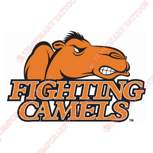 Campbell Fighting Camels Customize Temporary Tattoos Stickers NO.4086